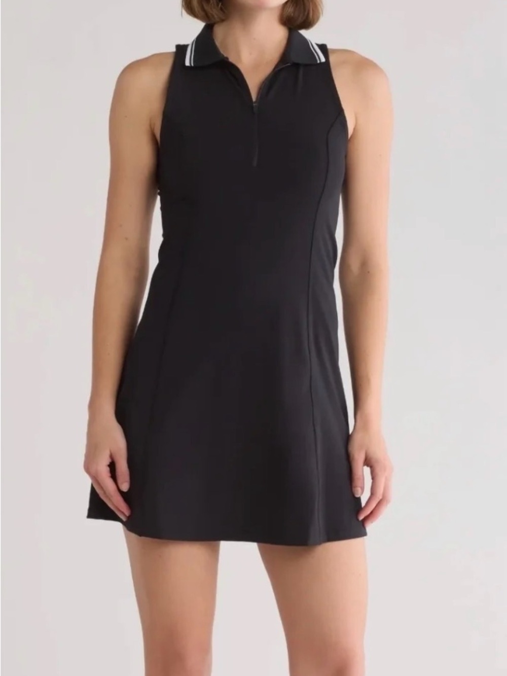 90 Degree by Reflex Lux Monet Tennis Dress Black Medium
